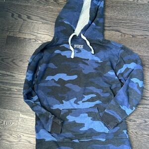 PINK Victoria’s Secret Blue Camo Sweatshirt